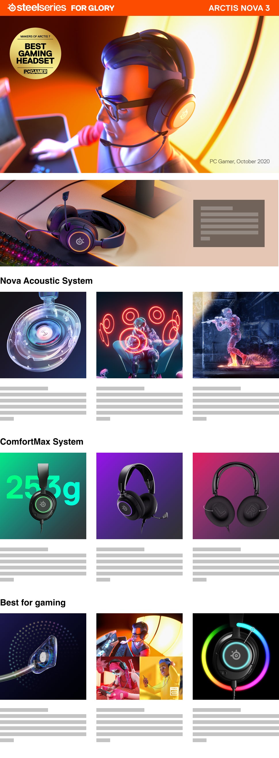 SteelSeries Arctis Nova 3 headset
