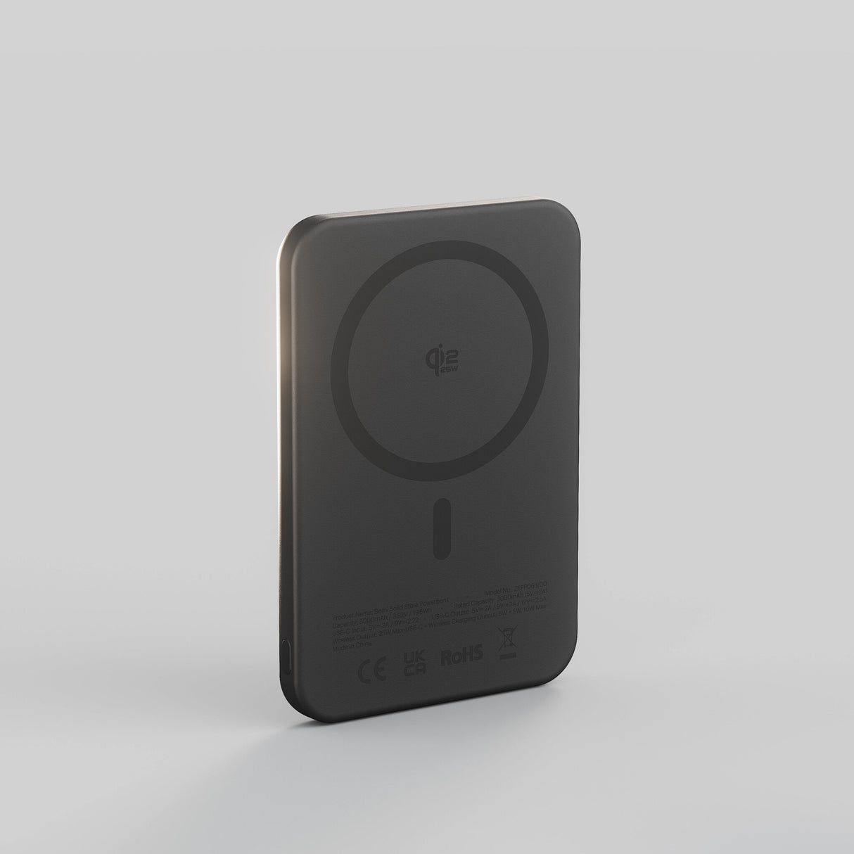 ZENS ZEPP11B/00 powerbank 10000 mAh Trådløs opladning Sort
