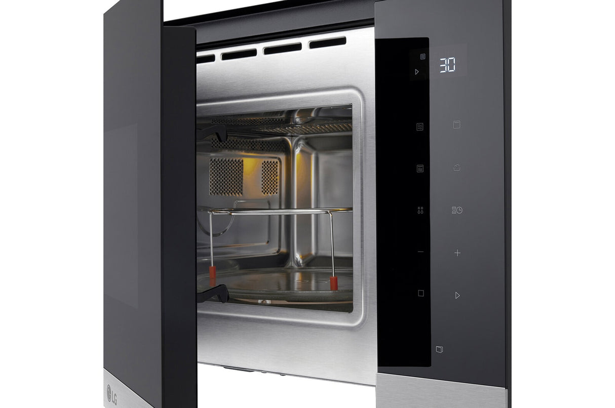 LG MG7Z2593D mikrobølgeovn Sort, Rustfrit stål Grill mikroovn Indbygget 25 L 900 W