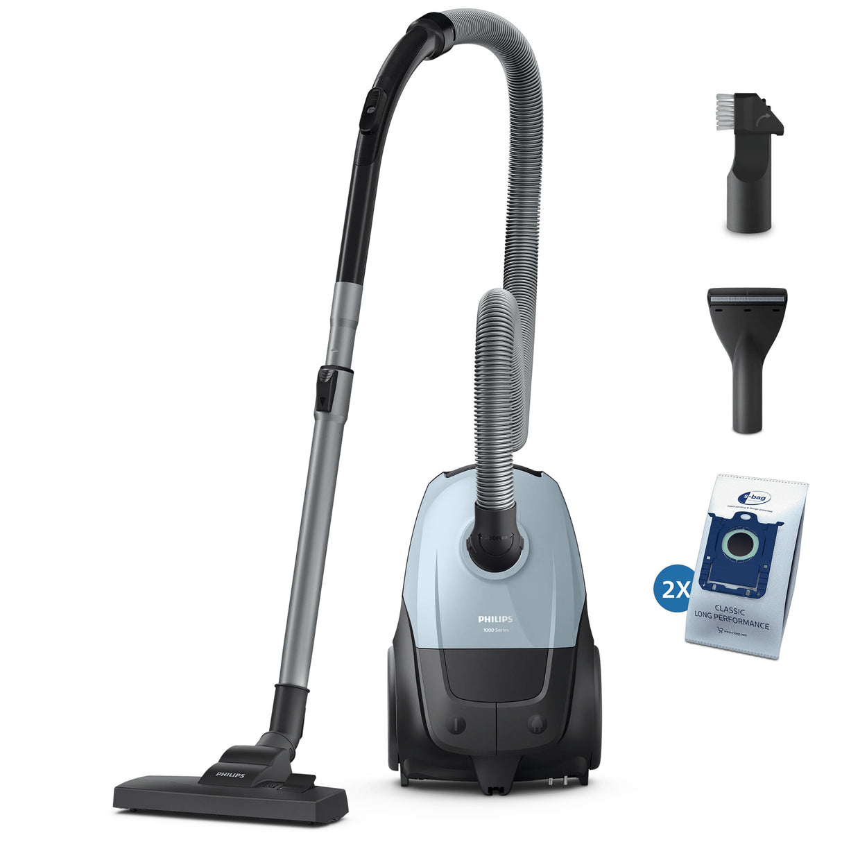 Philips 2000 series XD1142/10 støvsuger 3 L Beholder vakuum Dry 800 W Støvpose