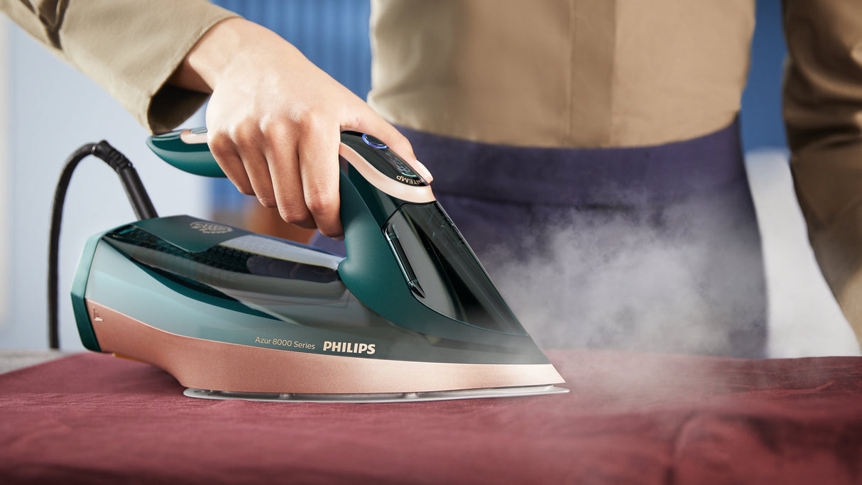 Philips Azur 8000 Series DST8030 Dampstrygejern 3000W Grøn