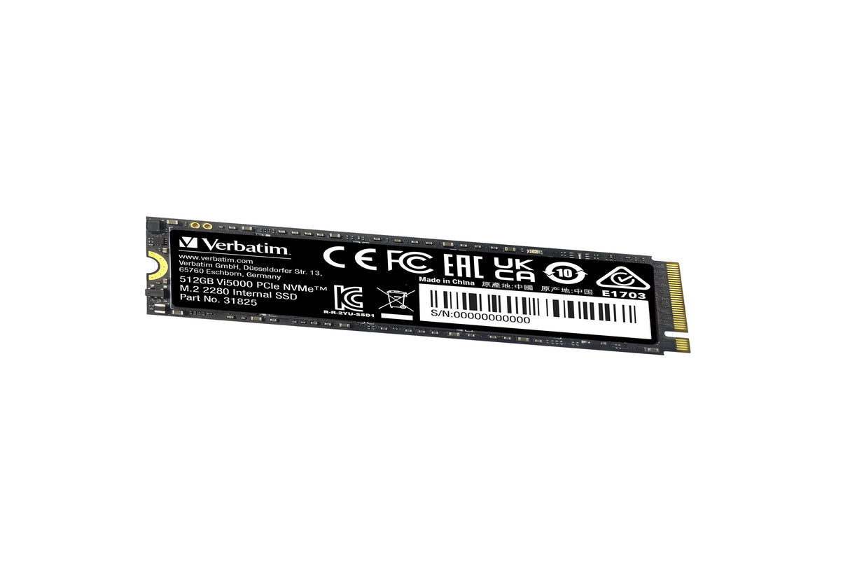 Verbatim Vi5000 512 GB M.2 PCI Express 4.0 NVMe 3D NAND