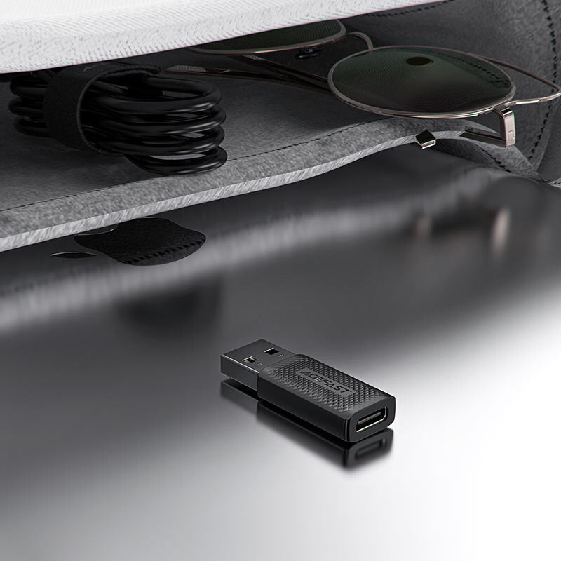 ACEFAST J2 kabel kønsskifter USB-A USB-C Sort