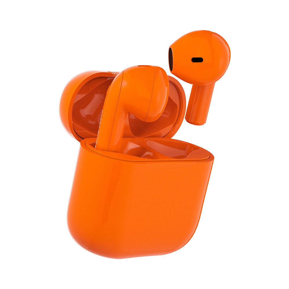Happy Plugs JOY Headset True Wireless Stereo (TWS) I ørerne Opkald/Musik/Sport/Hverdag Bluetooth Orange