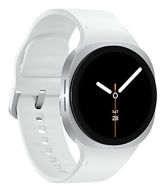 Samsung Galaxy Watch 8 3,3 cm (1.3") AMOLED 40 mm Digital 438 x 438 pixel Berøringsskærm Sølv Wi-Fi GPS (satellit)