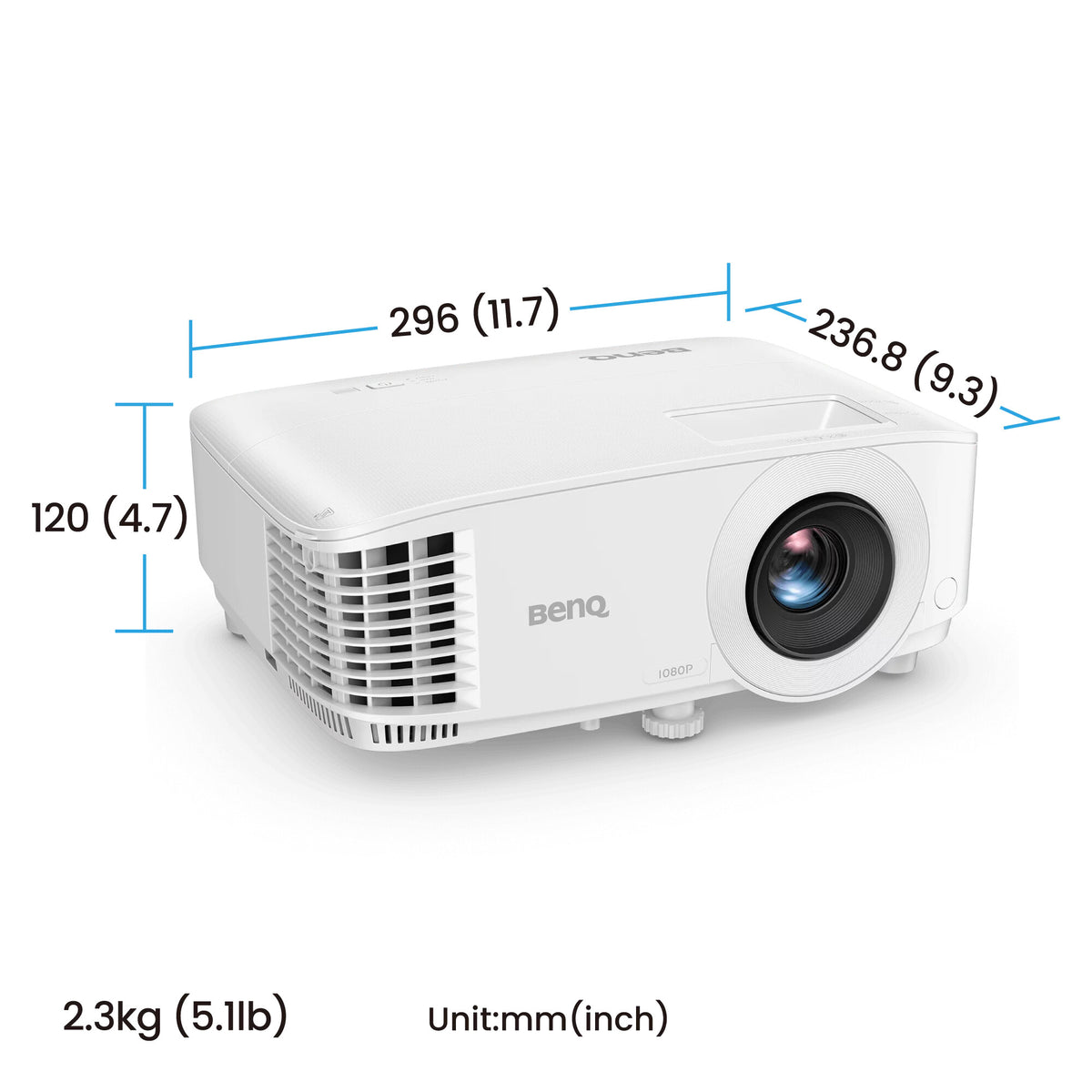 BenQ TH575i Standard throw projector 3800 ANSI lumens DLP 1080p (1920x1080) 3D White