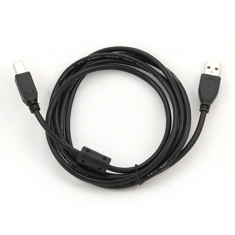 Cablexpert CCFB-USB2-AMBM-3M USB-kabel USB A USB B Sort