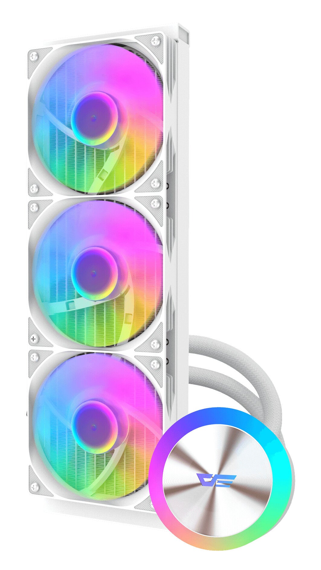 darkFlash DG360 Processor Alt-i-en væskekøler 12 cm Hvid 1 stk