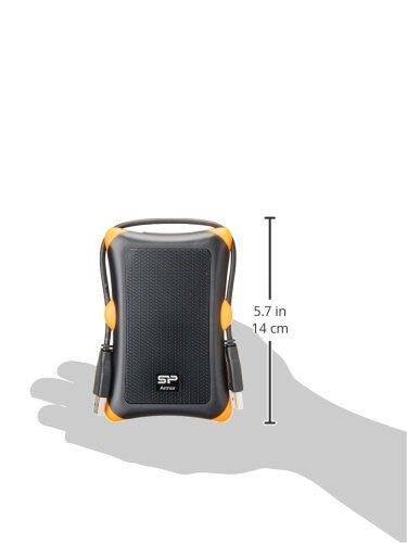 Silicon Power Armor A30 ekstern harddisk 1 TB 2.5" USB Type-A 3.2 Gen 1 (3.1 Gen 1) Sort