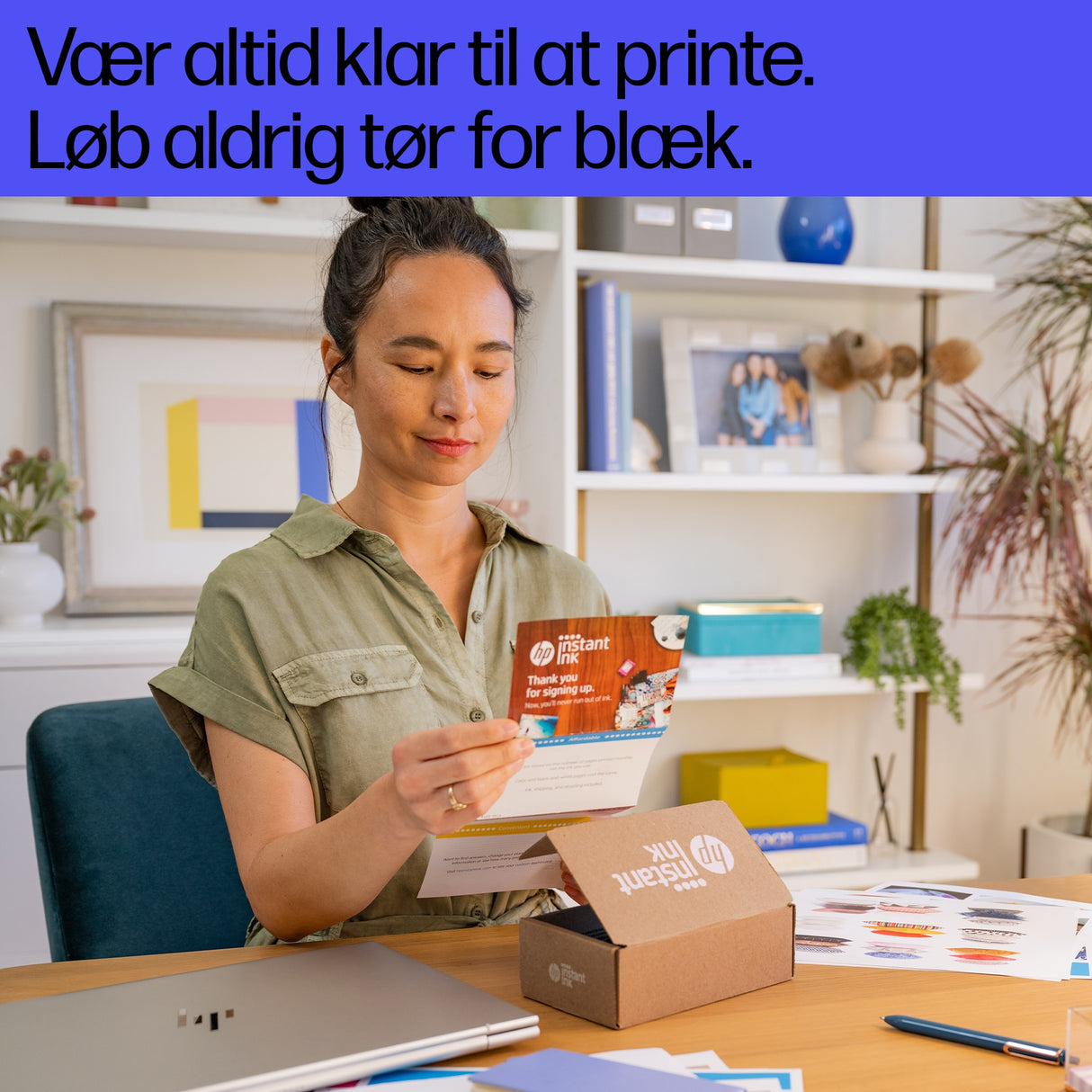 HP OfficeJet Pro 8124e Trådløst All-in-One Farve Printer, Instant Ink; 2-sidet printning