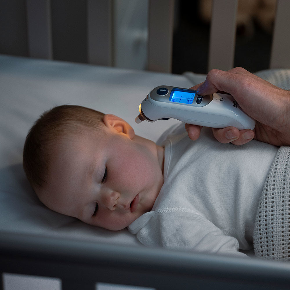 Braun IRT6525 digital kropstermometer Kontakttemperatur Hvid Øre Knapper