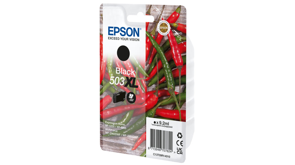 Epson 503XL blækpatron 1 stk Original Højt (XL) udbytte Sort