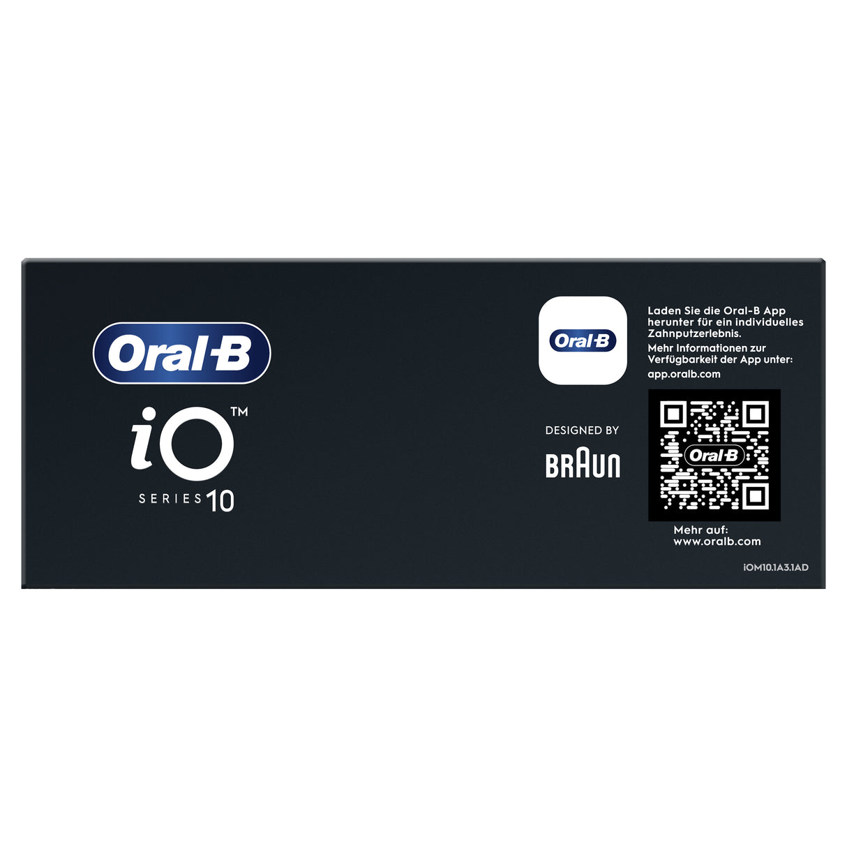 Oral-B iO Series 10 Tandbørste Sort Blå Hvid