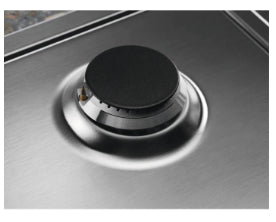 Electrolux KGS6426SX Rustfrit stål Indbygget 59 cm Gaskomfur 4 zone(s)