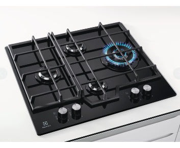 Electrolux KGG6456K Sort Indbygget 59 cm Gaskomfur 4 zone(s)