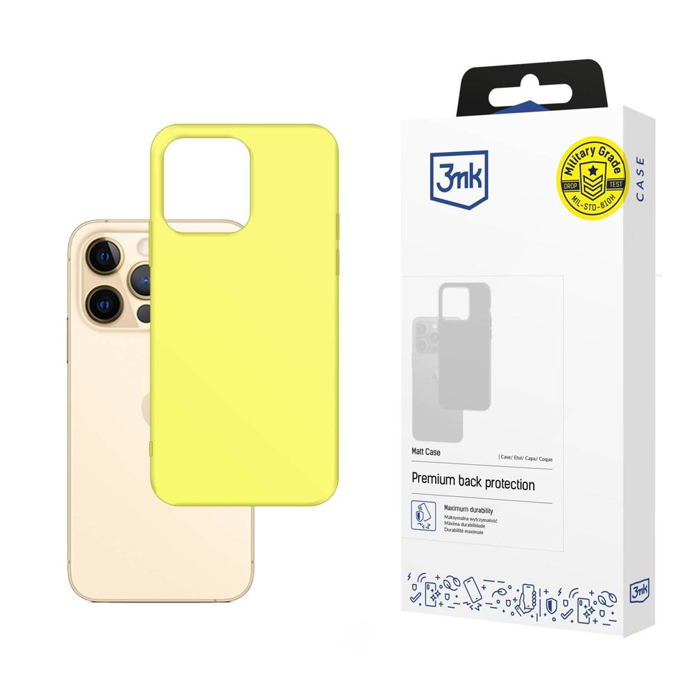 3mk Matt Case til iPhone 13 Pro - Gul