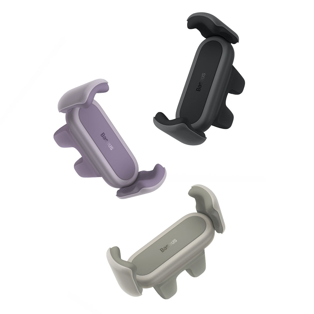 Baseus Steel Cannon 2 smartphone-holder til ventilationsgitter, sort (SUGP000001)