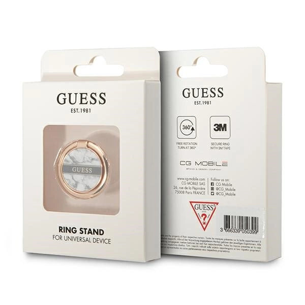 Guess Ring stand GURSHCHMAG hvid/hvid marmor