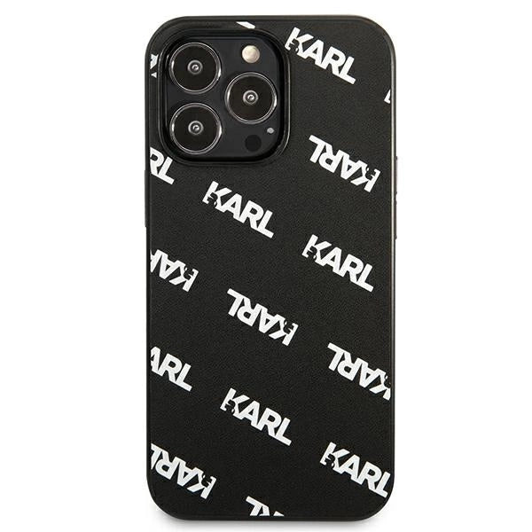 Karl Lagerfeld Allover Case for iPhone 13 Pro / iPhone 13 - Black