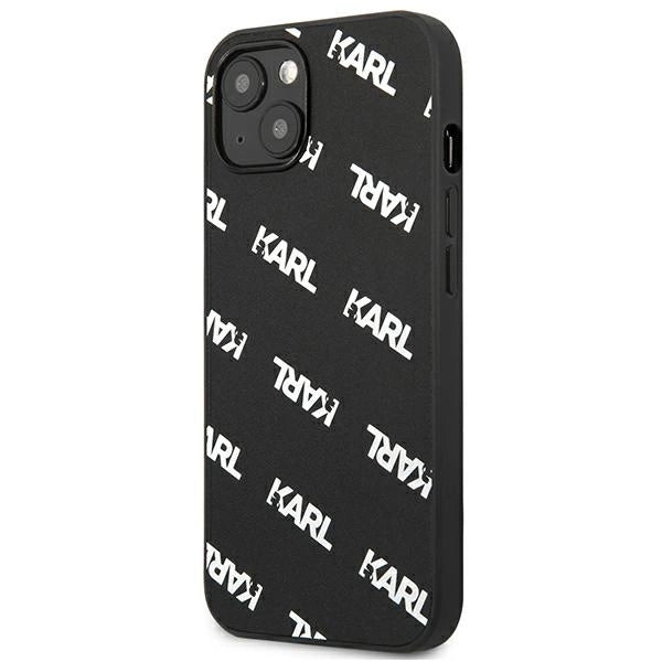 Karl Lagerfeld Allover Case for iPhone 13 mini - Black