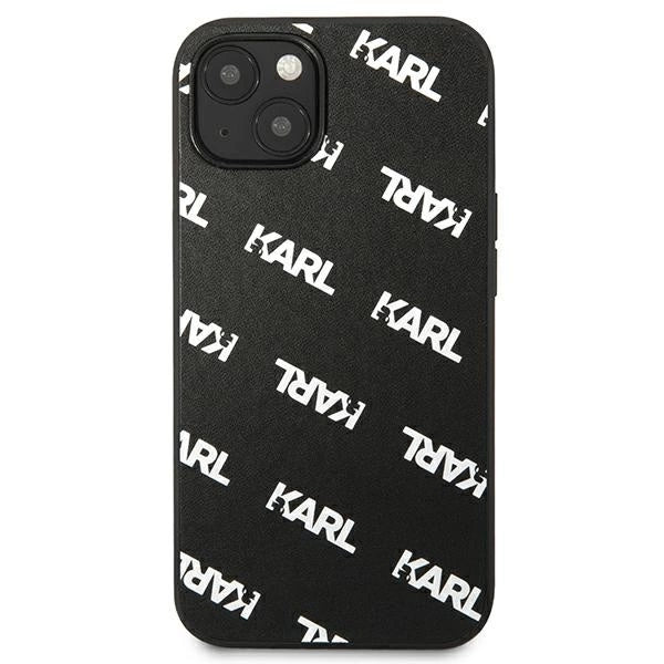 Karl Lagerfeld Allover Case for iPhone 13 mini - Black