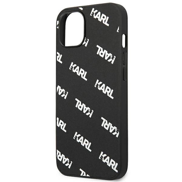 Karl Lagerfeld Allover Case for iPhone 13 mini - Black