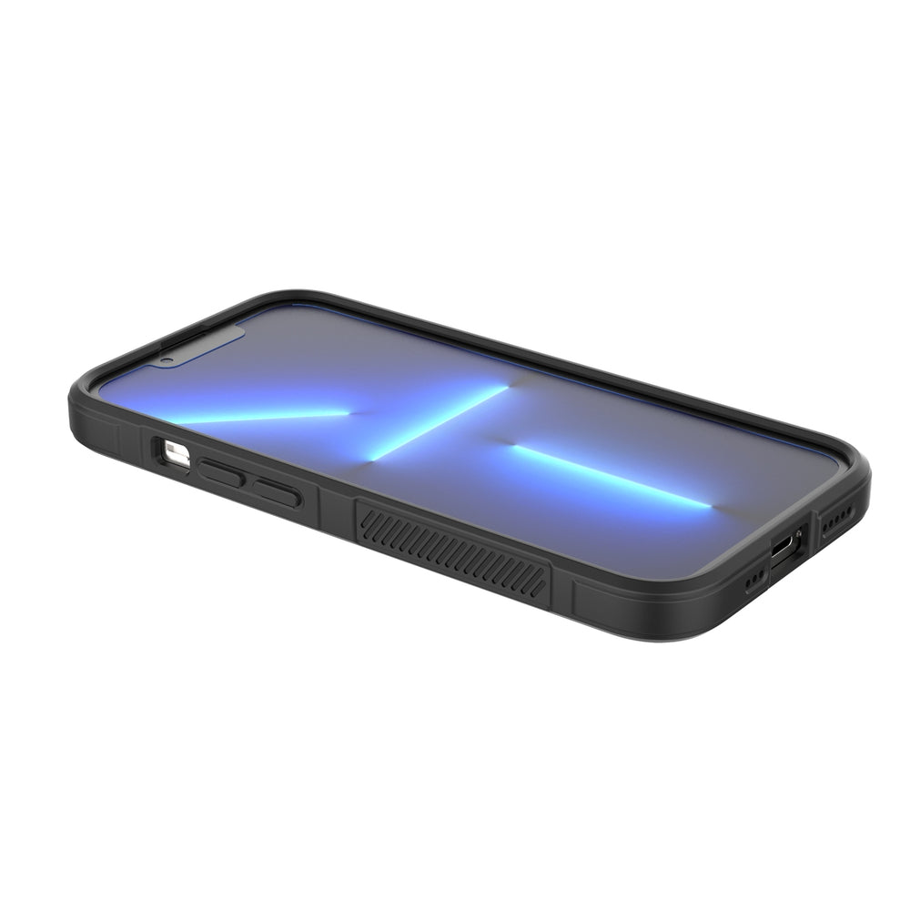 Magic Shield Case til iPhone 13 Pro fleksibelt pansret cover sort