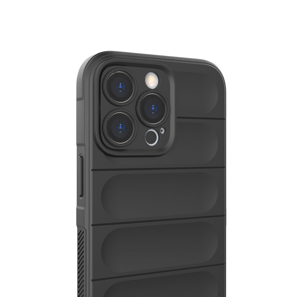 Magic Shield Case til iPhone 13 Pro fleksibelt pansret cover sort