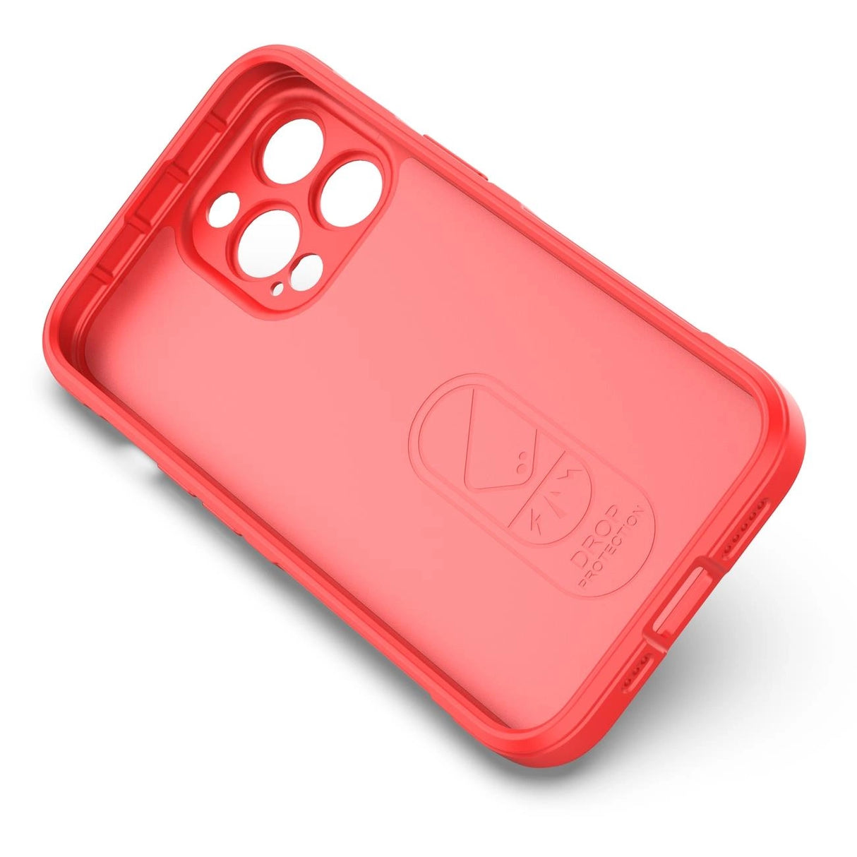 Magic Shield Case til iPhone 13 Pro Max fleksibelt pansret cover rød