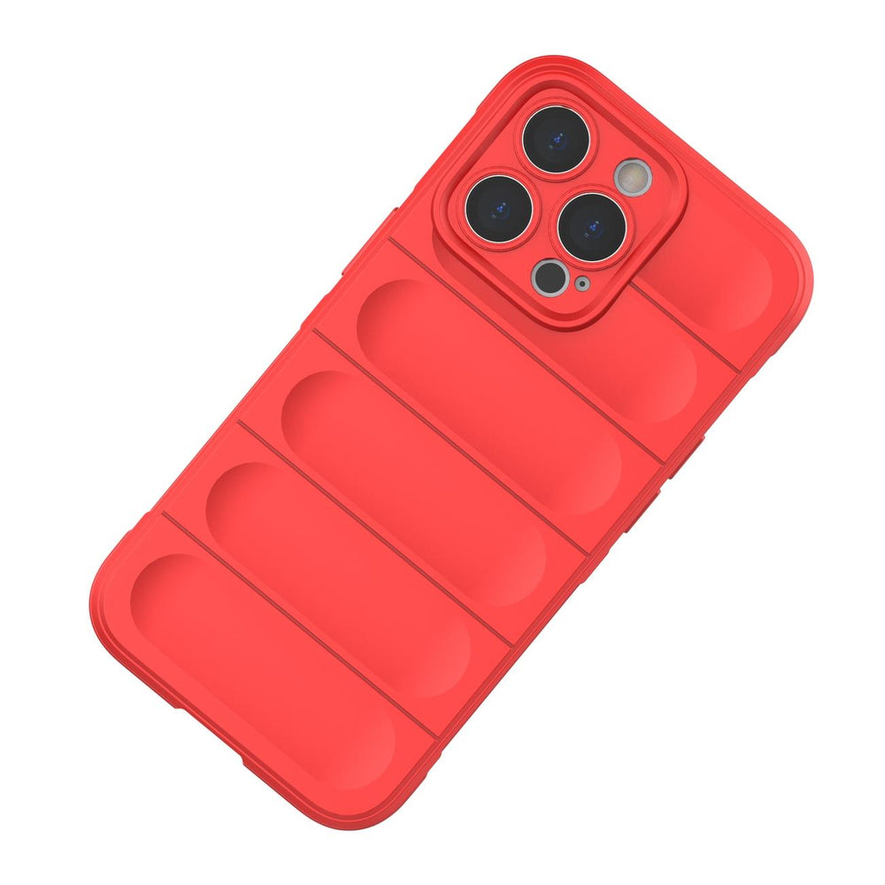 Magic Shield Case Case for iPhone 13 Pro Max Fleksibel pansret sag mørk blå