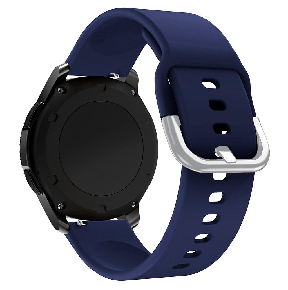 Silicone Strap TYS band til Samsung Galaxy Watch 45 / 46 / 47 mm - mørkblå