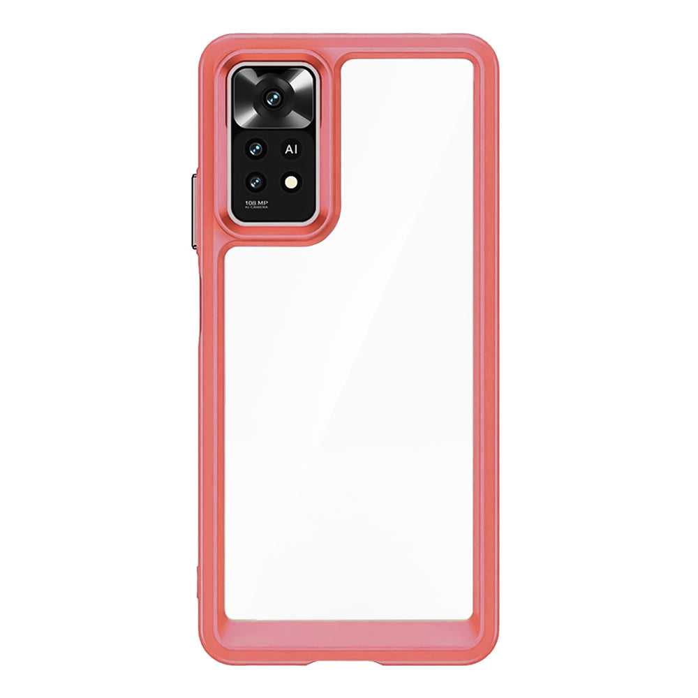 Outer Space Case silikonhylster til Xiaomi Poco M4 Pro 5G - rød