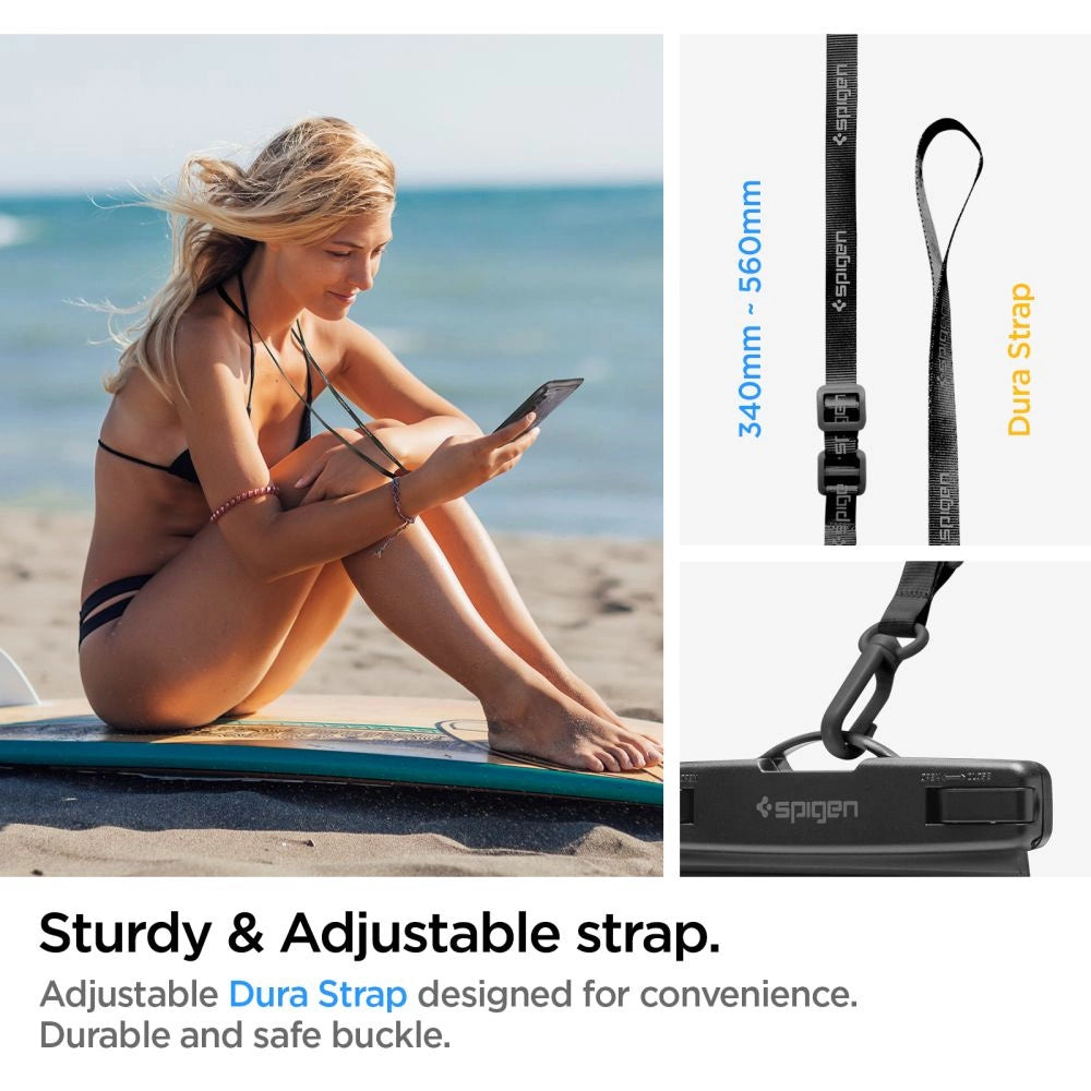 Spigen Aqua Shield A601 case vandtæt IPX8 - sort