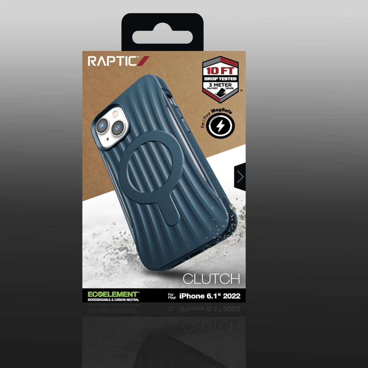 Raptic X-Doria Clutch Case iPhone 14 with MagSafe back cover blue