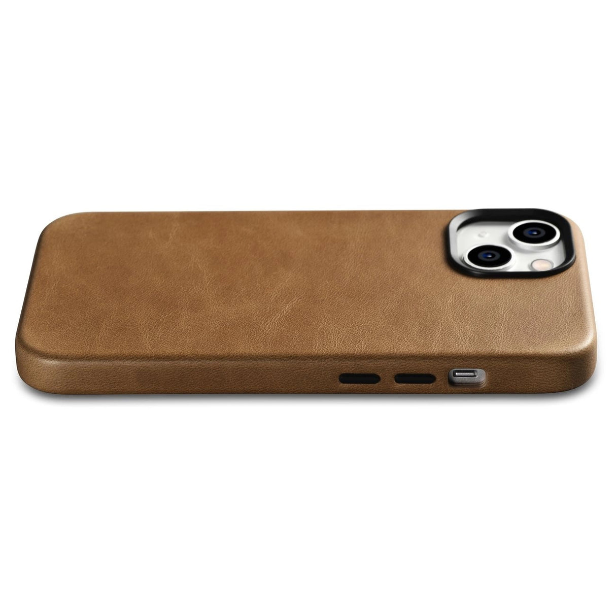 iCarer Oil Wax Premium Ledder Case iPhone 14 Plus Magnetisk Ledder Case med MagSafe Brown (WMI14220703-TN)
