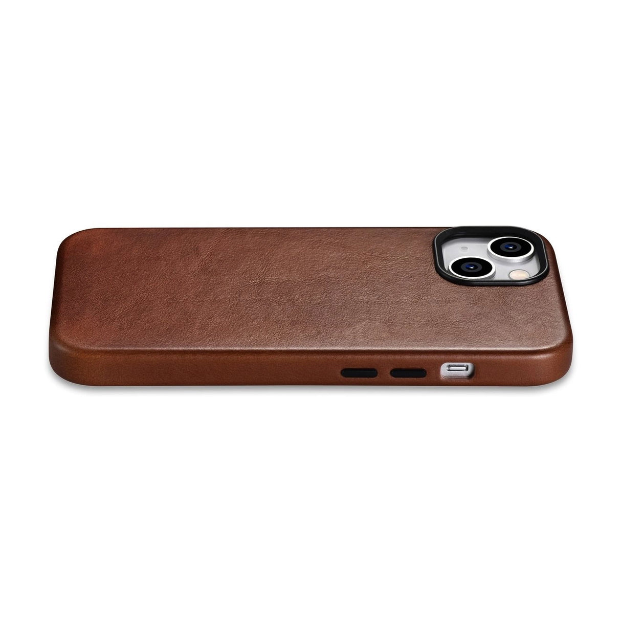 iCarer Oil Wax Premium Ledder Case iPhone 14 Plus Magnetisk Ledder Case med MagSafe Brown (WMI14220703-RB)
