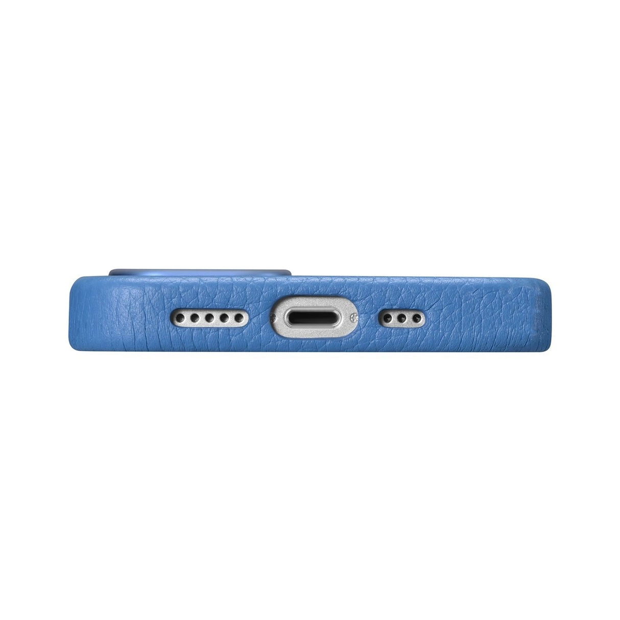 iCarer Litchi Premium Ledder Case iPhone 14 Magnetisk Ledder Case med MagSafe Light Blue (WMI14220709-LB)
