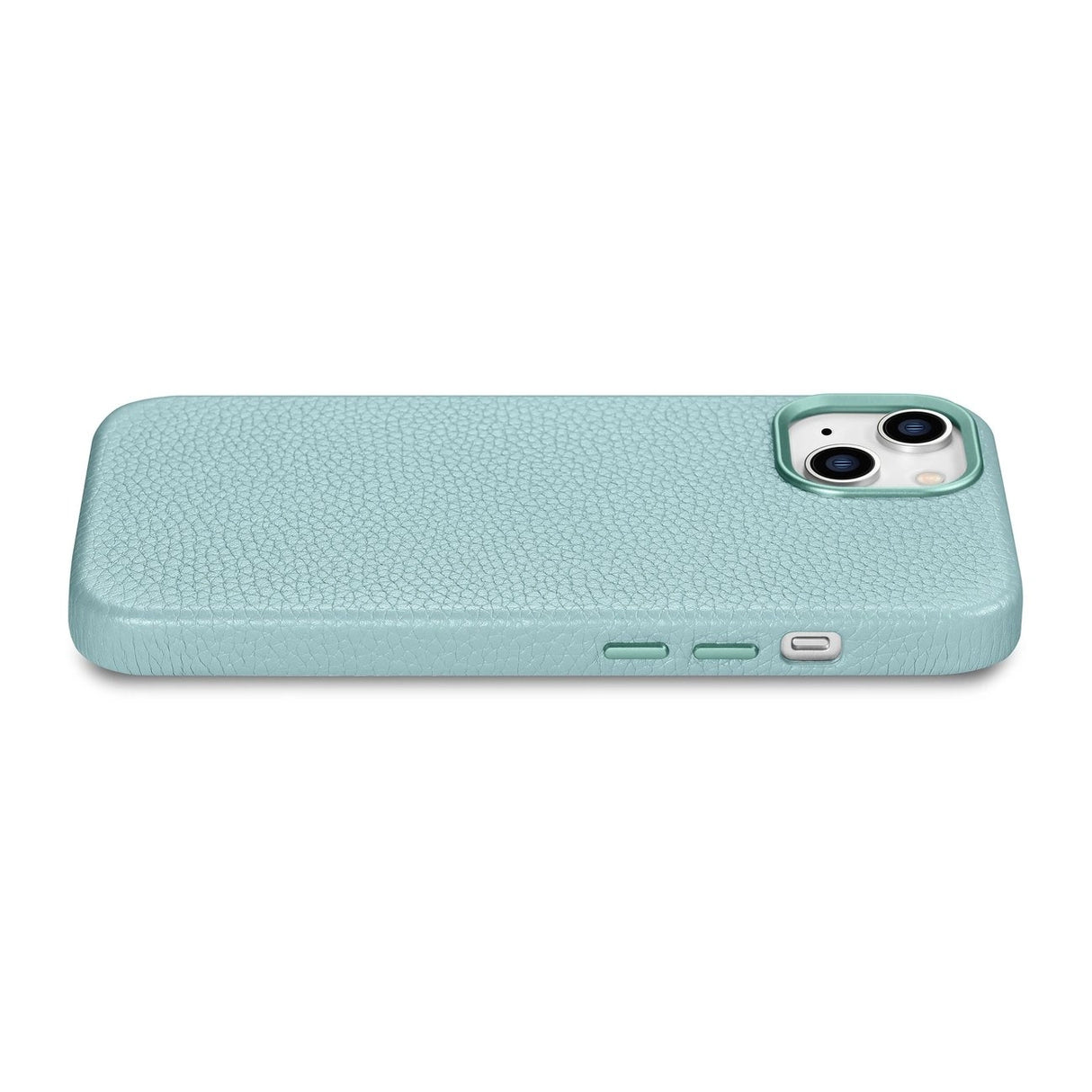 iCarer Litchi Premium Ledder Case iPhone 14 Magnetisk Ledder Case med MagSafe Green (WMI14220709-GN)
