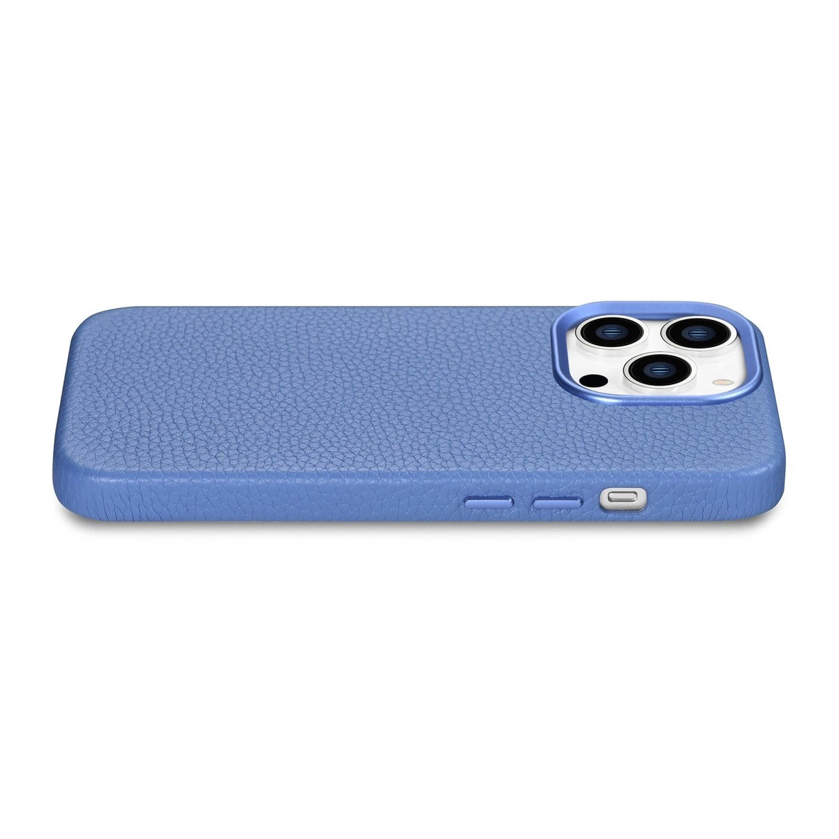 iCarer Litchi Premium Ledder Case iPhone 14 Pro Magnetisk Ledder Case med MagSafe Light Blue (WMI14220710-LB)