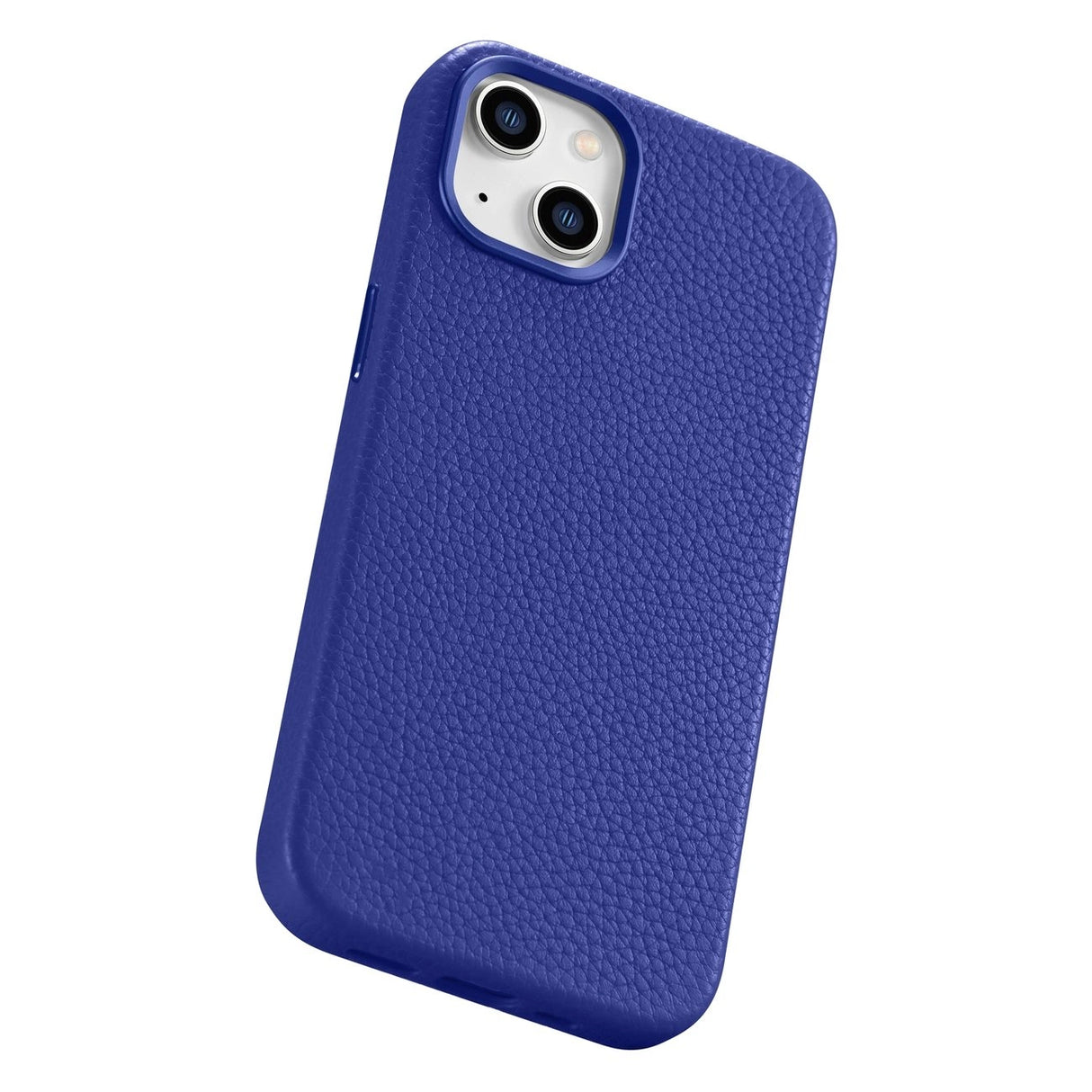 iCarer Litchi Premium Ledder Case iPhone 14 Plus Magnetisk Ledder Case med MagSafe Dark Blue (WMI14220711-DB)