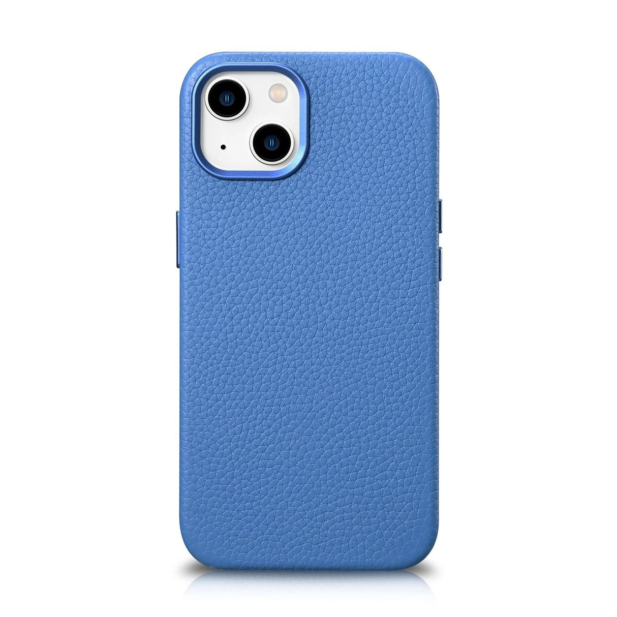iCarer Litchi Premium Ledder Case iPhone 14 Plus Magnetisk Ledder Case med MagSafe Light Blue (WMI14220711-LB)