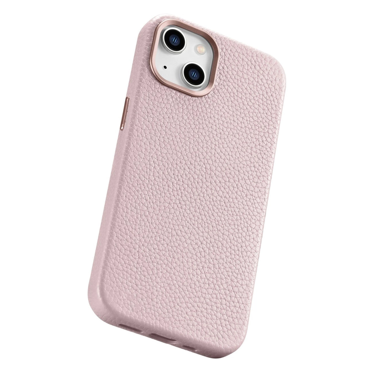 iCarer Litchi Premium Ledder Case iPhone 14 Plus Magnetisk Ledder Case med MagSafe Pink (WMI14220711-PK)
