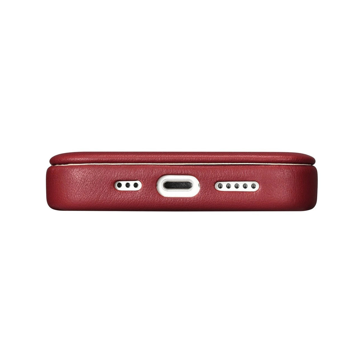 iCarer CE Premium læder Folio Case iPhone 14 Plus Magnetisk Flip læder Folio Case MagSafe Red (WMI14220715-RD)
