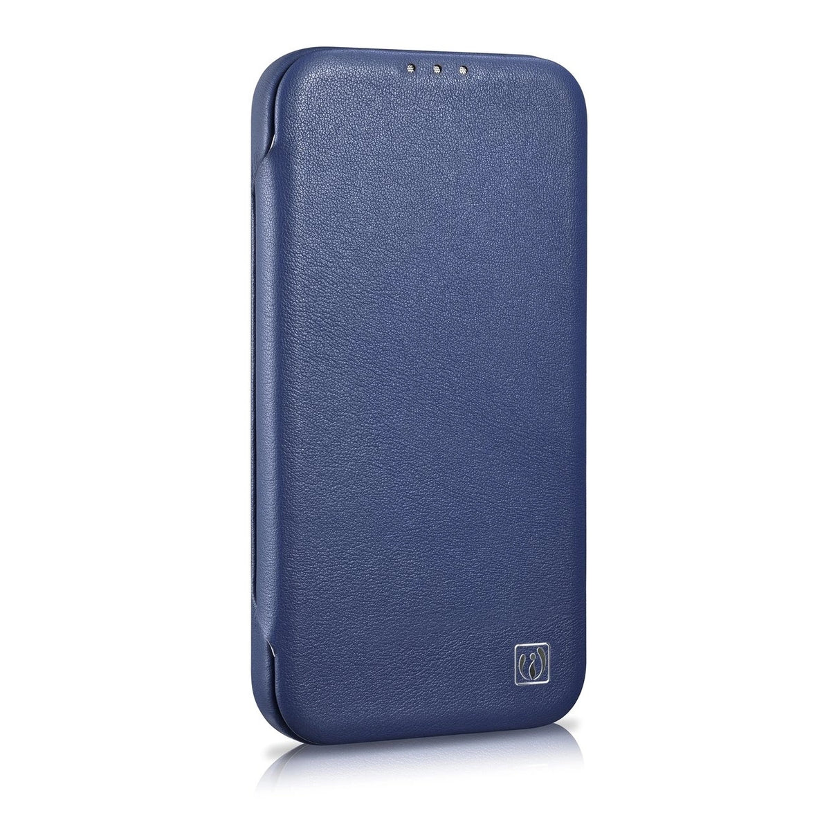iCarer CE Premium læder Folio Case iPhone 14 Pro Max Magnetisk Flip læder Folio Case MagSafe Blue (WMI14220716-BU)
