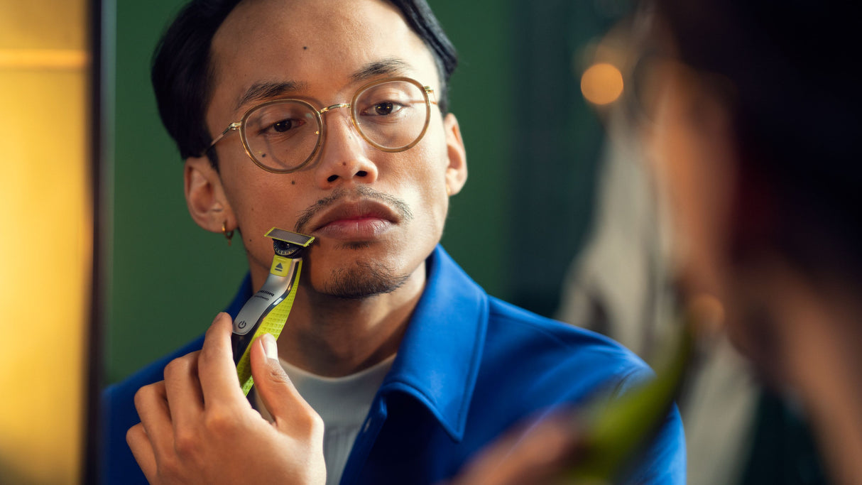 Philips OneBlade 360 QP420 Barberhoved Sort Grøn Sølv