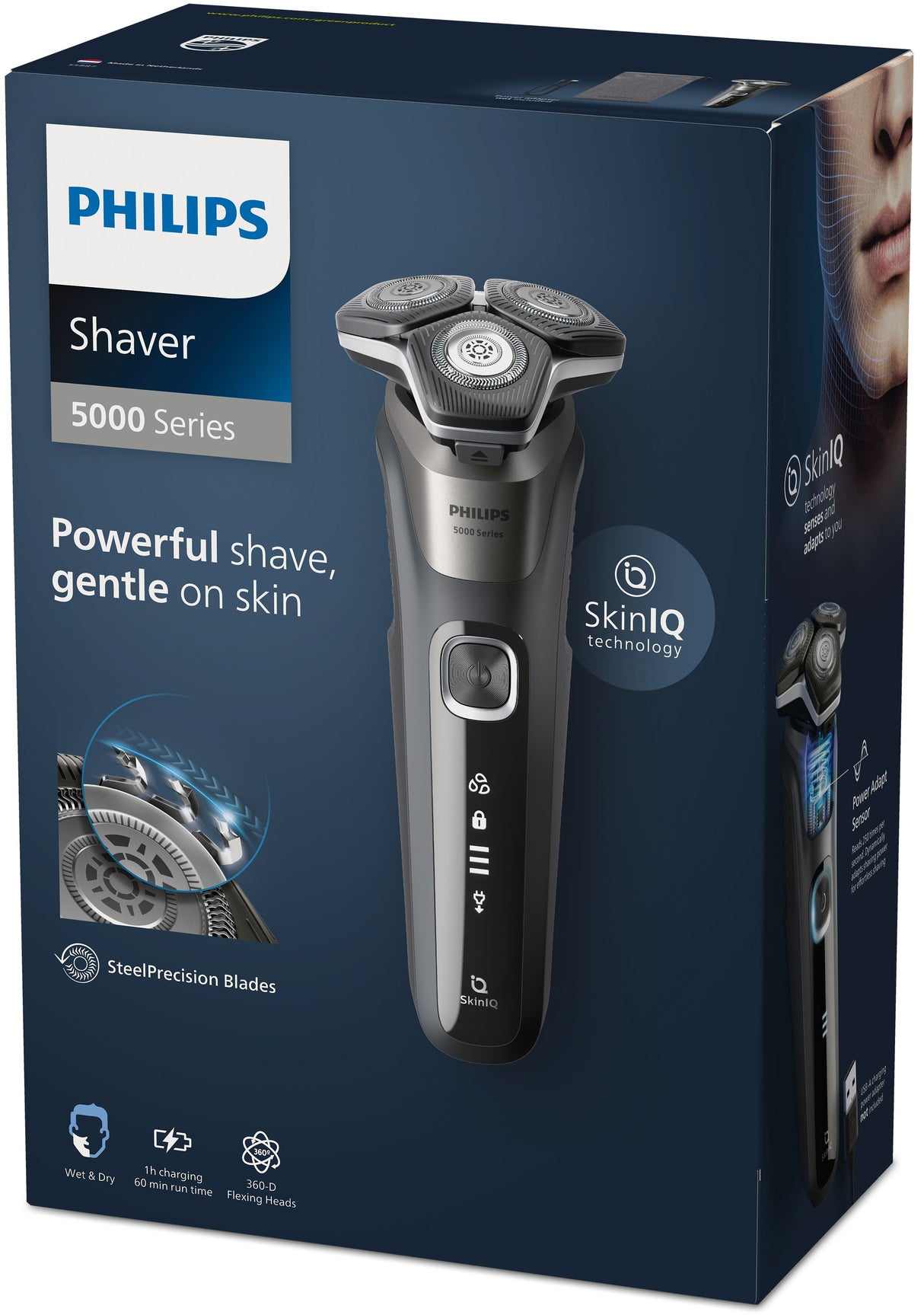 Philips SHAVER Series 5000 S5887/10 Elektrisk Wet & Dry-shaver