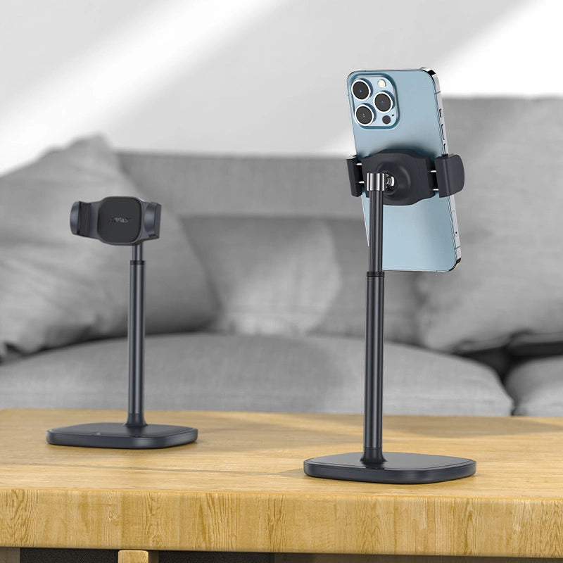 Acefast stand stand teleskopisk telefonholder sort (E12)