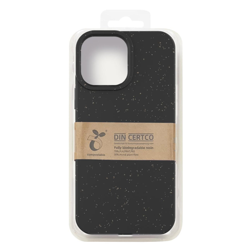 Eco Case til iPhone 14 Plus silikone nedbrydeligt cover sort