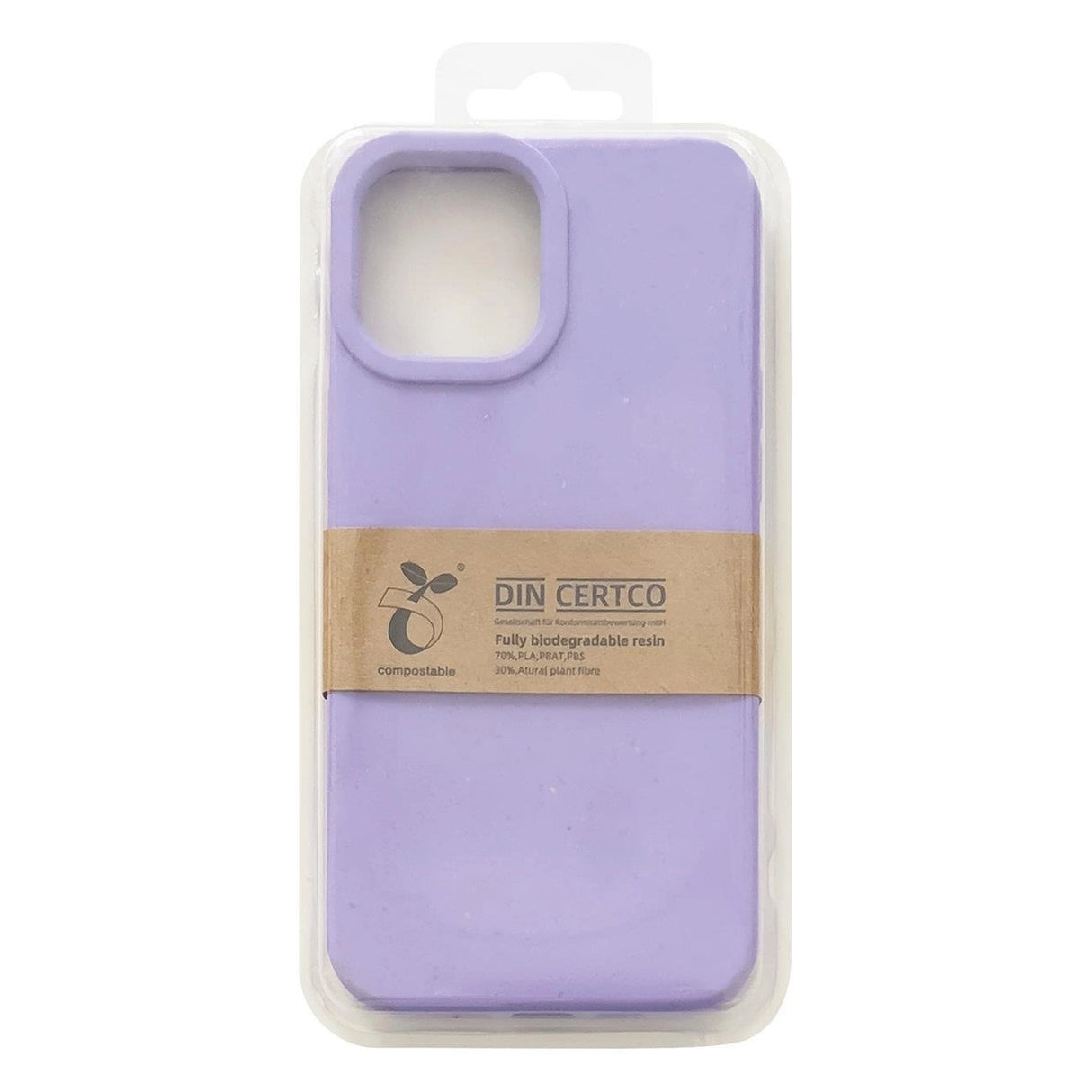 Eco Case til iPhone 14 Plus silikone nedbrydeligt cover lilla