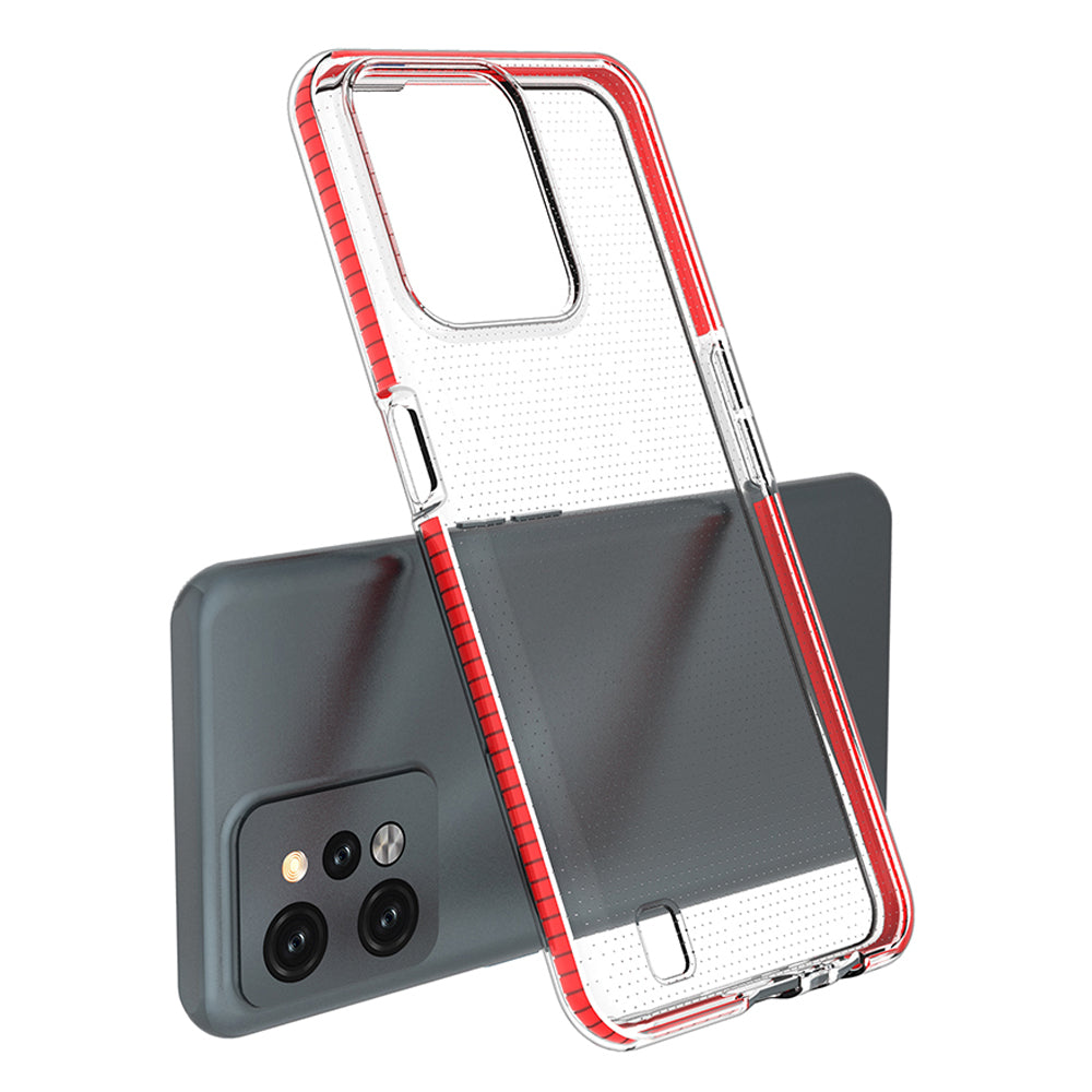 Spring Case til Realme C31 silikon cover med ramme lyseblå